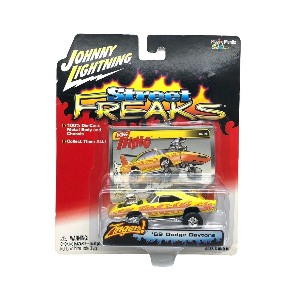 Johnny Lightning Street Freaks Zingers 1969 '69 Dodge Daytona Charger Car‎ 1/64
